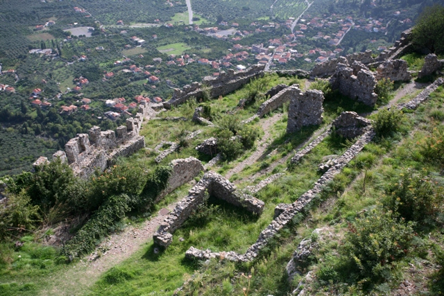 Mystras - Views from the Villehardouin castle